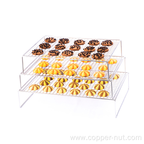 baking cooling rack stainless steel 3-layer cooling rack